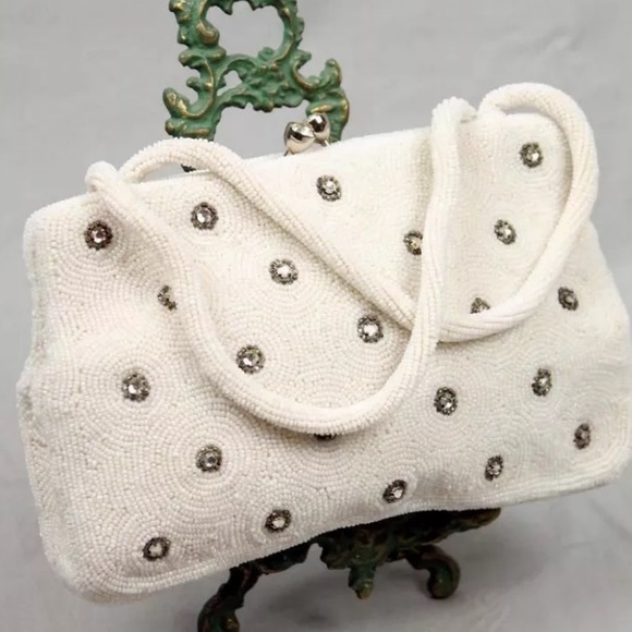 JOSEF Hand Bags Bags Josef Hand Micro Beaded Belgium Clutch Purse